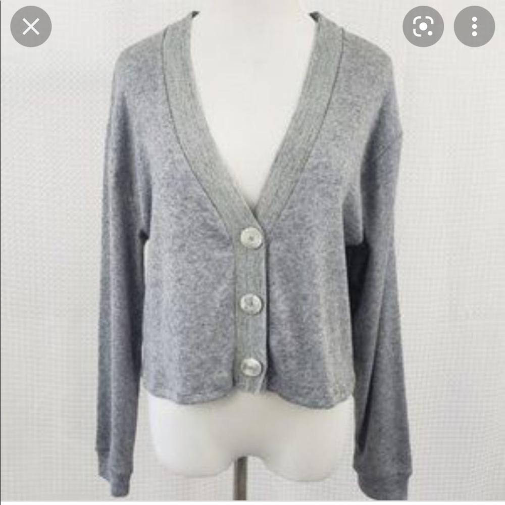 Zara Grey Cardigan and matching lounge pant Size M